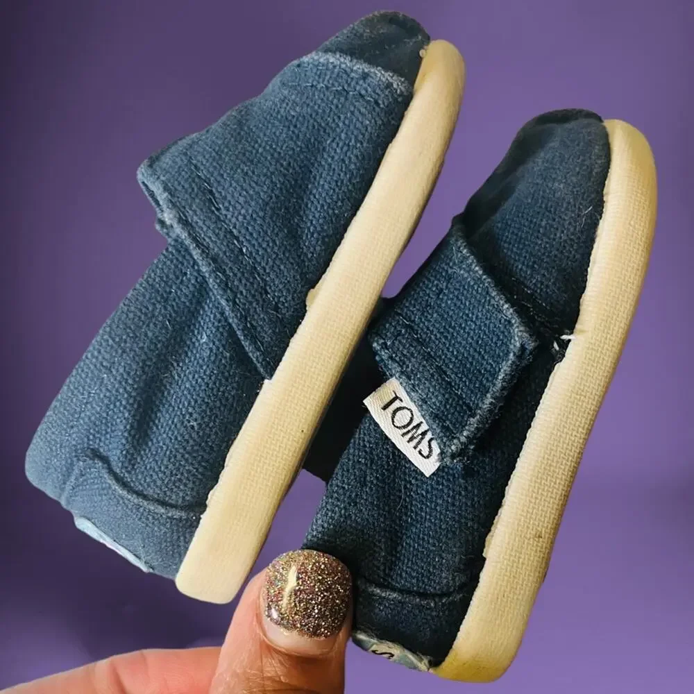 Baby Toms Slip on OG Blue Tiny 2
